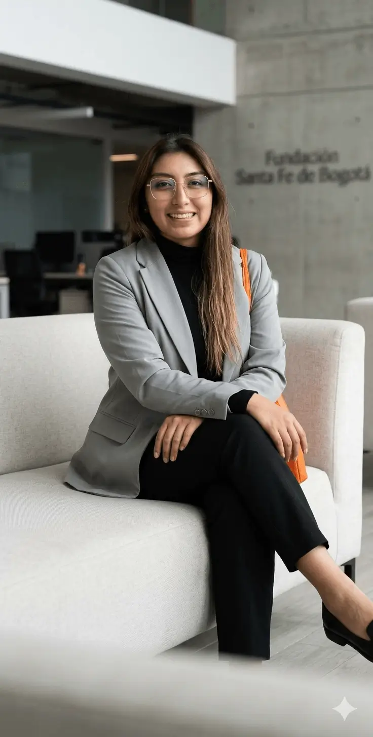 Angie Nathaly Verdugo R., máster en pacientes oncológicos